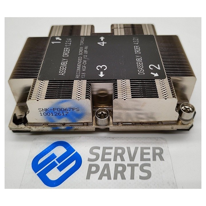 Supermicro SNK-P0067PS 1U Heatsink till Socket S-3647 Narrow