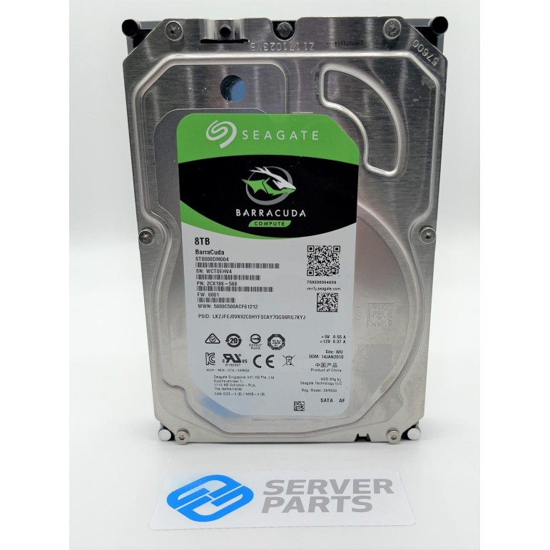 Seagate 8TB HDD ST8000DM004　(SATA-USB3）