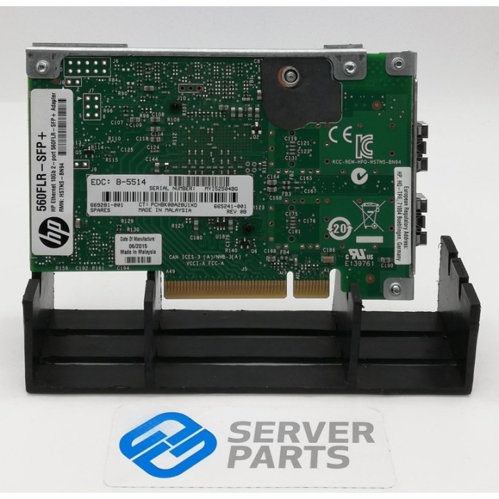 HP 560FLR-SFP+ NIC 10GbE Dualport 669281-001