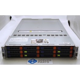 Supermicro SC827B 2U Dual Node 2xGold 5120 128GB 2x240GB 12x3.5" 2x2200W Rails