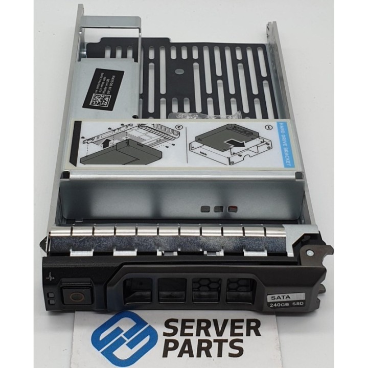 Dell 58CWC SATA Only HDD Caddy för 2.5" i 3.5" LFF T- och R-serierna