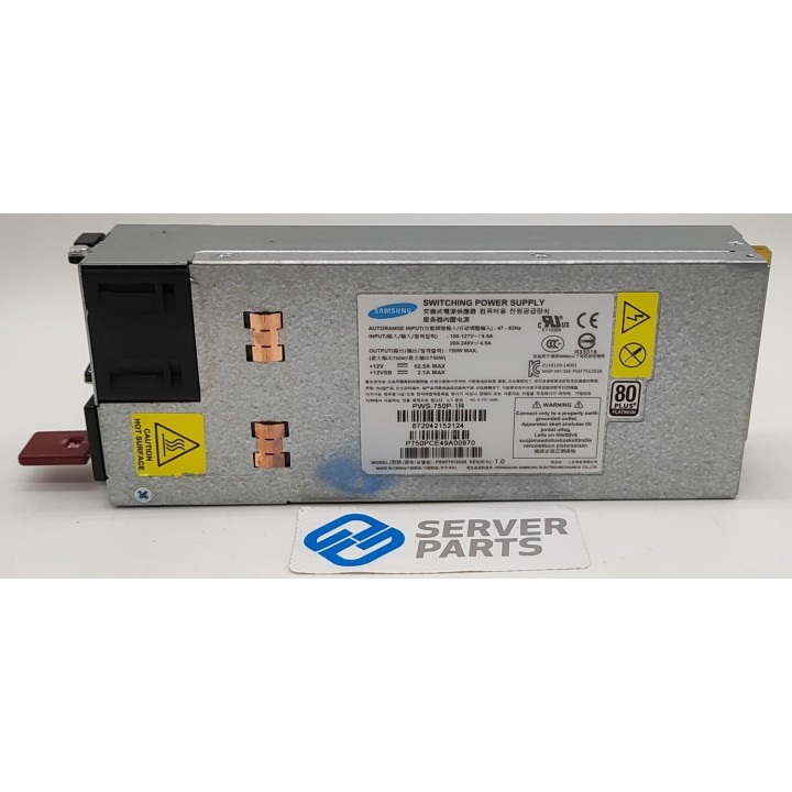 Supermicro 1U Hot-plug PSU 750W Platinum PWS-750P-1R