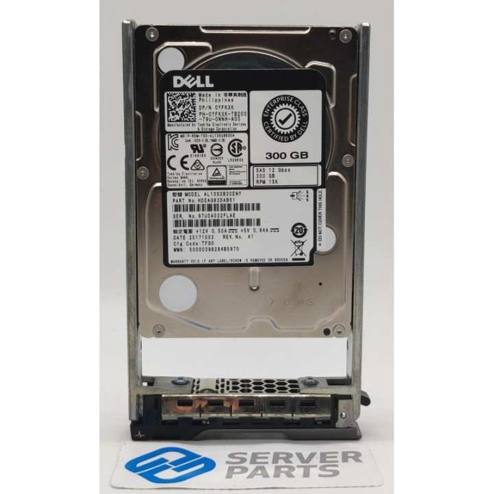 Dell 300GB 15K SAS 12G SFF YFKXK