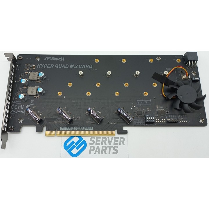  Ny ASRock Hyper Quad M.2 PCIe 4.0 90-MCA0G0-00UANZ