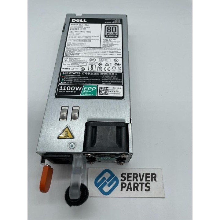Dell Hot-plug PSU 1100W Y26KX till PowerEdge R730 R730xd R640 R740