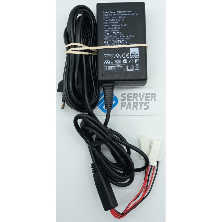 Häfele Dialock Power Supply PS4 237.58.180 AC-Adapter 12V 2.5A 30W